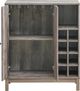 Coaster® Cheyenne Weathered Acacia 2-Door Wine Cabinet with Stemware Rack-3