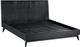 Armen Living Carnaby Black Brushed Queen Platform Bed-0