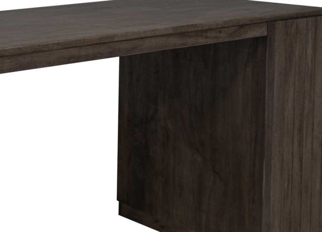 International Furniture Direct Dark Mezquite Stained Dark Kitchen Island-3