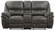 Homelegance® Proctor Gray Power Double Reclining Loveseat with Center Console-2