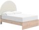 Signature Design by Ashley® Arloster Tan/White Full Upholstered Panel Bed-0