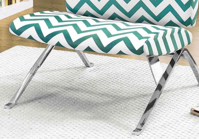 Monarch Specialties Inc. Teal Accent Chair-1