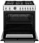 Bertazzoni Professional Series 36" Stainless Steel Pro Style Gas Range-1