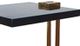 A & B Home Black Marble Side Table with Metal Stand -1