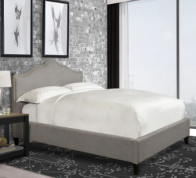Parker House® Jamie Falstaff Queen Upholstered Panel Bed-1
