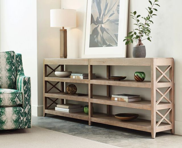 Hammary® Hidden Treasures Brown Console Table-1