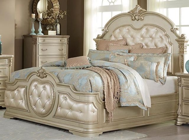 Homelegance® Antoinetta Champagne Bed-2