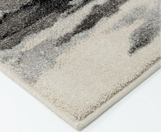 Orian Adagio Corner Park Charcoal 5'x8' Area Rug-1