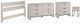 Signature Design by Ashley® Socalle 4-Piece Light Natural Queen Panel Headboard Bed Set-0
