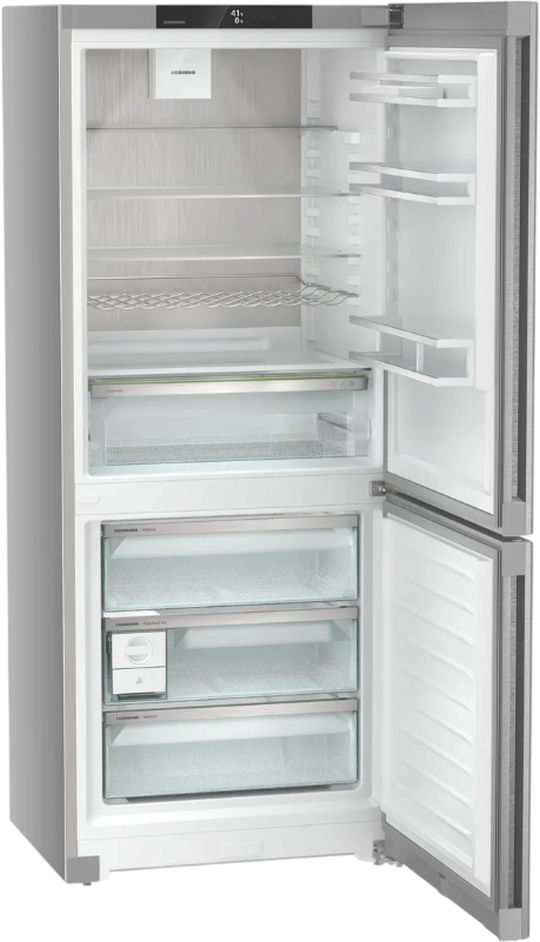 Liebherr 30" 15.0 Cu. Ft. SmartSteel Counter Depth Bottom Freezer Refrigerator-3