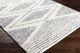 Surya Deluxe Shag Cream/Charcoal 5'x7' Area Rug-4