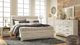 Signature Design by Ashley® Bellaby 4-Piece Whitewash Queen Panel Bed Set-5
