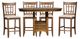 Liberty Furniture Santa Rosa II 5-Piece Antique Honey/Gray Pub Dining Set-0