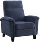 Mazin Furniture Weiser Blue Push Back Reclining Chair-0