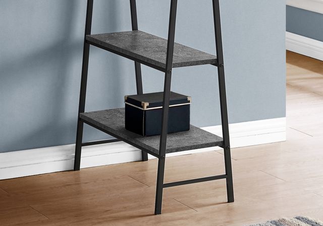 Monarch Specialties Inc. Grey Stone-Look Computer Desk-2
