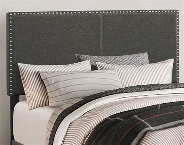 Coaster® Boyd Charcoal King Upholstered Bed-2