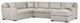 HM Richards Cindy Crawford Harmonie Echo Silver 3pc Chaise Sectional-2