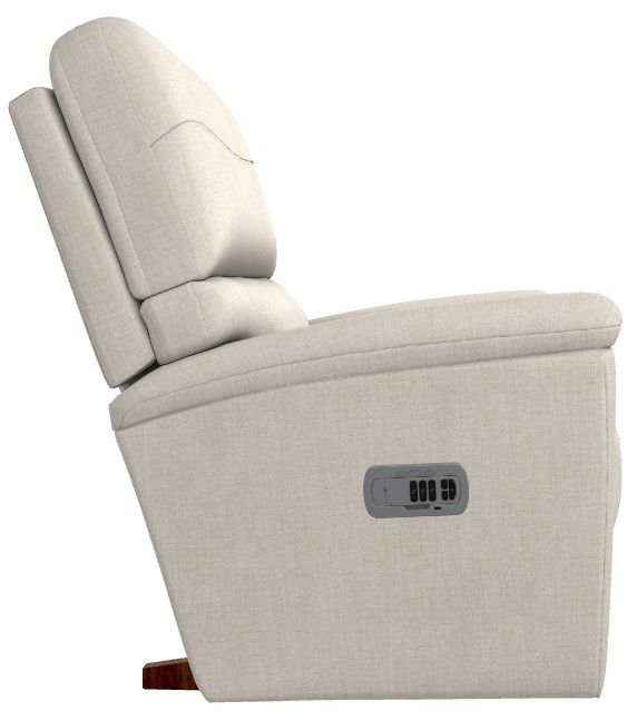 La-Z-Boy® Ava Ivory Power Rocking Recliner with Headrest-3