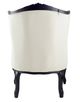 A & B Home Black/White Arm Chair-2