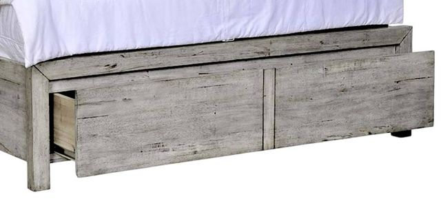 Napa Furniture Design Renewal Gray Eastern King Panel Storage Bed-1