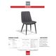 Korson Furniture Rimini Dusk Side Chair-1