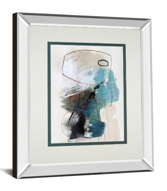 Classy Art In the Middle I by Barnes, N. Mirrored Frame Wall Art-1