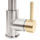 ZLINE Autograph Edition Brushed Nickel/Champagne Bronze Sierra Pull Down Spring Single Handle Kitchen Faucet-2