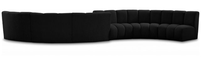 Meridian Furniture Infinity 6-Piece Black Modular Sectional Set-0
