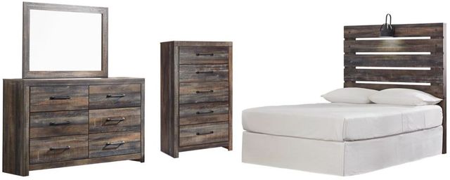 Signature Design by Ashley® Drystan 3-Piece Multi Full Panel Headboard Set-0