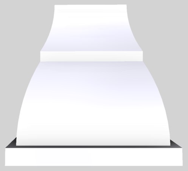 Vent-A-Hood® Designer Series 54" White Island Range Hood-1