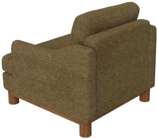 International Furniture Direct Olimpia Brown Arm Chair-3