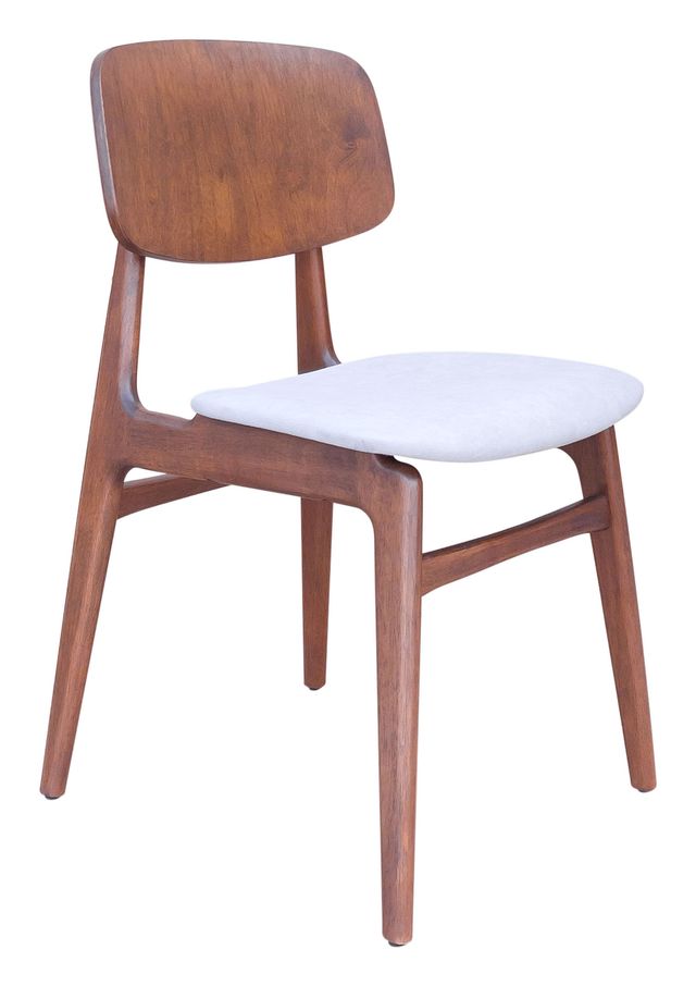 Zuo® Modern Othello Light Gray Dining Chair-0
