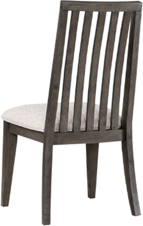 Winners Only® Maybrook Beige/Dark Oak Dining Side Chair-3