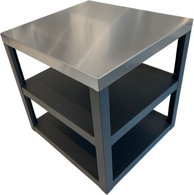 XO Black Pizza Oven Prep Cart-1