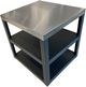 XO Black Pizza Oven Prep Cart-1