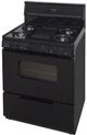 Premier 30" Black Freestanding Gas Range-3