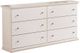 Signature Design by Ashley® Bostwick Shoals 3-Piece White Full Panel Headboard Set-5