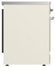 Ilve® Majestic III 30" Antique White Pro Style Induction Range with Solid Door and Chrome Trim-3