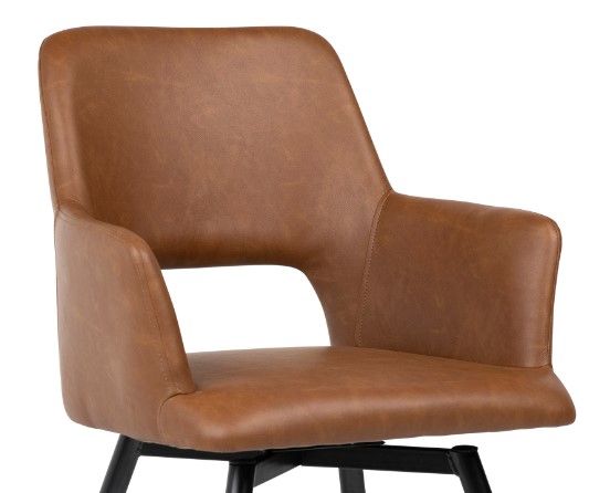 Dovetail Furniture Romano 2-Piece Antique Brown Dining Chair Set -1