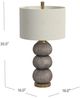 Bassett Mirror Jed Dark Gray Table Lamp-2