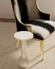 Currey & Company Osa White Drinks Table-5
