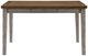 Homelegance® Tigard Cherry Counter Height Dining Table with Gray Base-2