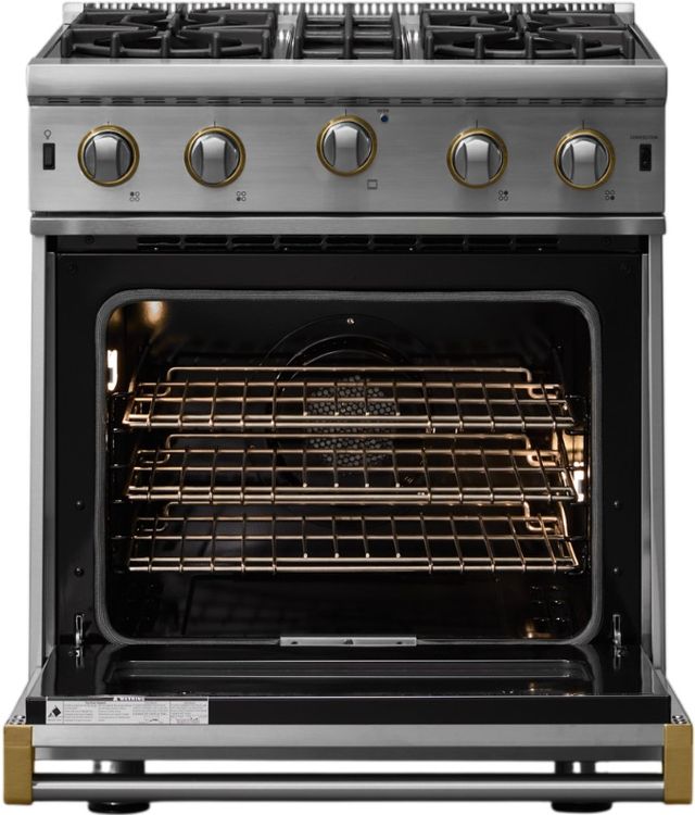 Viking® 5 Series 30" Stainless Steel Pro Style Gas Range-1