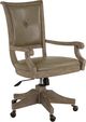 Magnussen Home® Lancaster Dovetail Gray Swivel Chair-0