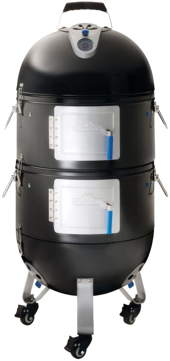 Napoleon Apollo® 18” Black Freestanding Charcoal Water Smoker-0