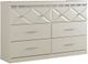 Signature Design by Ashley® Dreamur 2-Piece Champagne Full Panel Headboard Bed Set-2