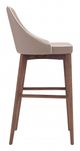 Zuo® Moor Beige Bar Chair-2