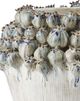 Currey & Company Poppy Pod Crown Ivory/Reactive Blue Large Vase-1