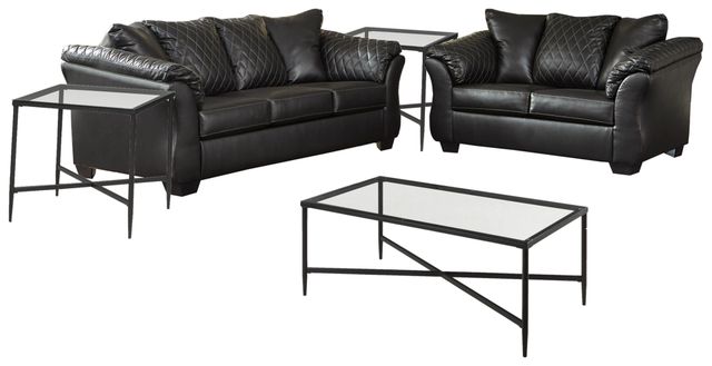 Signature Design by Ashley® Betrillo 5-Piece Black Living Room Set-0
