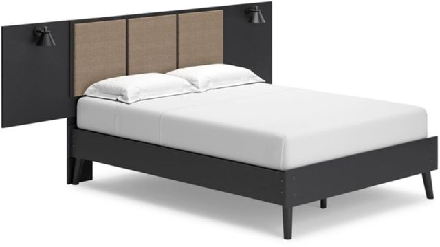 Signature Design by Ashley® Charlang Two-Tone Queen Panel Bed with 2 Extensions-0